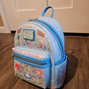 Alice in wonderland folk art loungefly backpack